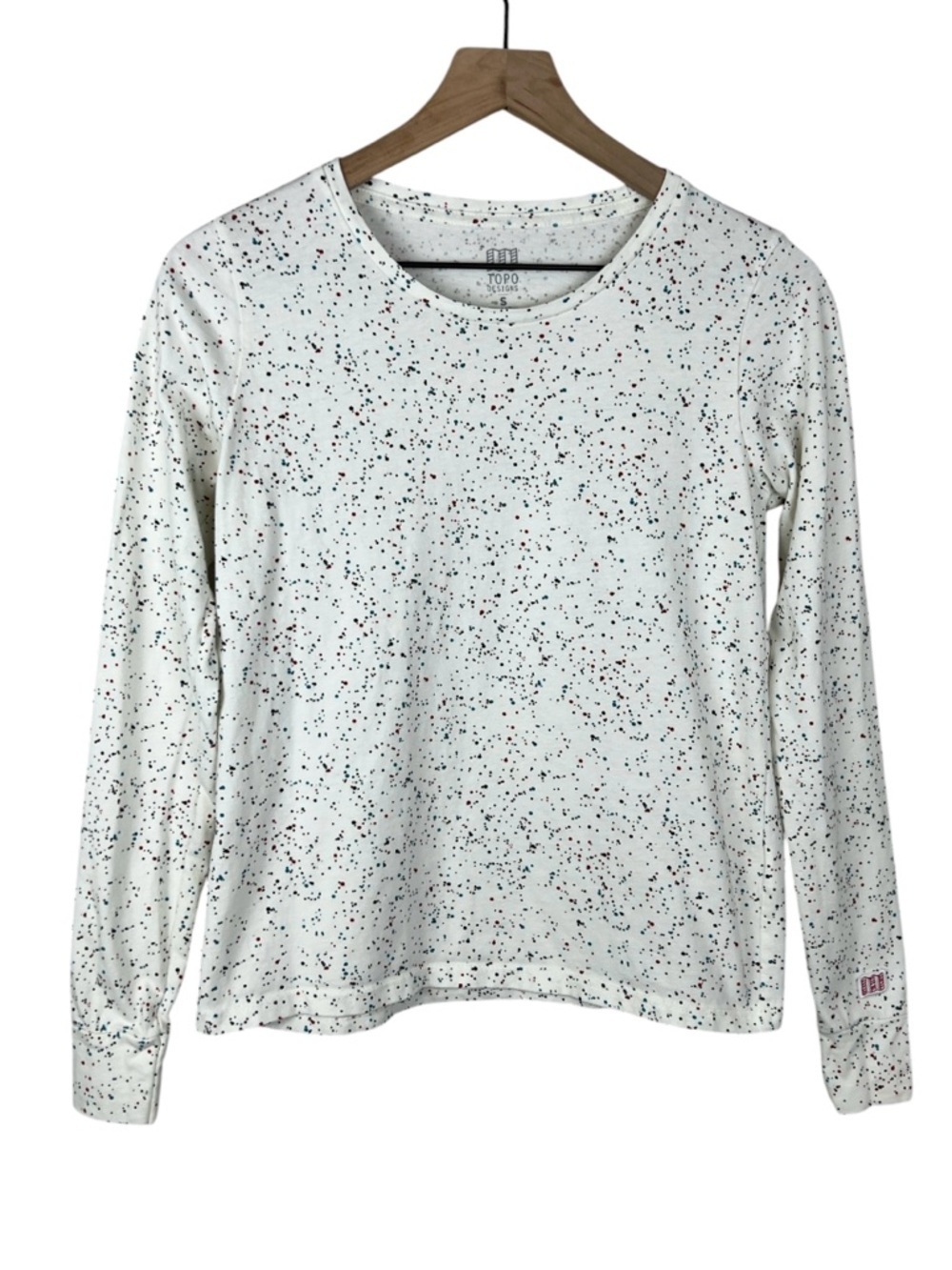Topo Designs Cosmos Colorful Dot Print Long Sleeve Shirt